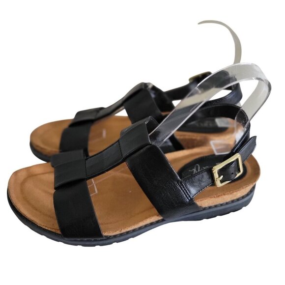 Eurosoft by Sofft Women's Slingback Lani Sandals Black US Size 8M - Picture 5 of 10